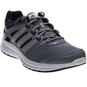 Adidas ~ Mens Duramo 6 ~ Running Shoe ~ D66278 ~ Black Silver White ~ size 9